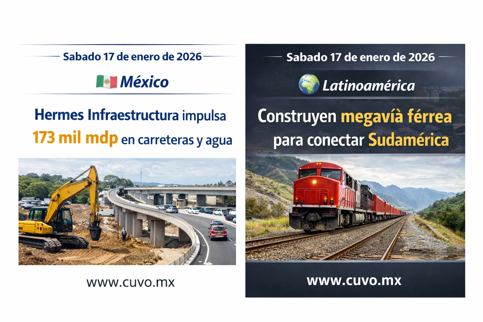 🏗️ TOP NOTICIAS DE LA CONSTRUCCIÓN 17 de enero de 2026